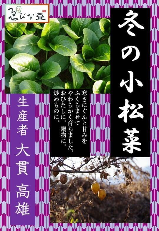 葉物　小松菜
